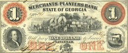 CARTAMONETA ESTERA - U.S.A.  - Dollaro 1859 ... 