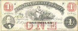 CARTAMONETA ESTERA - U.S.A.  - Dollaro 1862 ... 