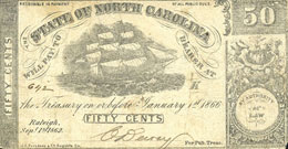 CARTAMONETA ESTERA - U.S.A.  - 50 Cents 1866 ... 