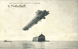 CARTOLINE - AEREI ED AVIAZIONE  Zeppelin     ... 