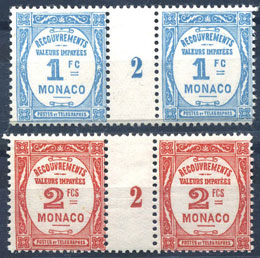 EUROPA - MONACO  - Segnatasse 1932 Tipi del ... 