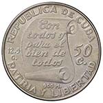 ESTERE - CUBA - Repubblica  - 50 Centavos ... 