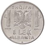 SAVOIA - Albania  - Lek 1939 XVIII Pag. ... 