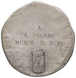 MEDAGLIE - CITTA - Monza  - Medaglia 1989   ... 
