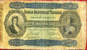 CARTAMONETA - TOSCANA - Banca Nazionale ... 