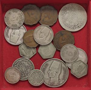 LOTTI - Estere  EGITTO - Lotto di 17 monete