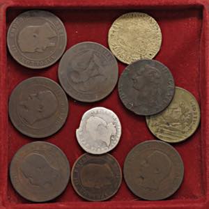 LOTTI - Estere  FRANCIA - Lotto di 10 monete