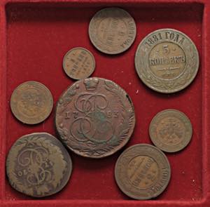 LOTTI - Estere  RUSSIA - Lotto di 8 monete
