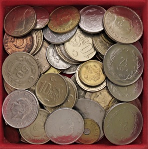 LOTTI - Estere  TURCHIA - Lotto di 63 monete