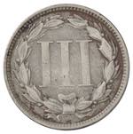 ESTERE - U.S.A.  - 3 Cents 1865  R NI
