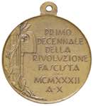 MEDAGLIE - FASCISTE  - Medaglia 1932 A. X - ... 
