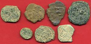 LOTTI - Bizantine  Lotto di 7 monete