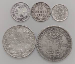 LOTTI - Estere  HONG KONG - 2 monete, Canada ... 