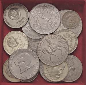 LOTTI - Estere  VARIE - Lotto di 15 monete