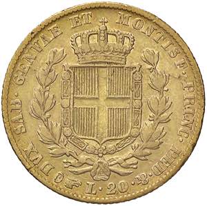 SAVOIA - Carlo Alberto (1831-1849) - 20 Lire ... 