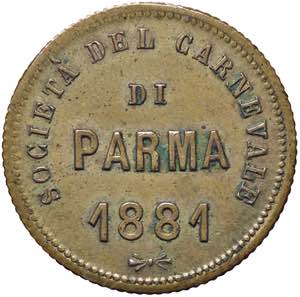 VARIE - Gettoni  Parma 1881, società del ... 