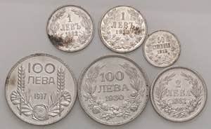 LOTTI - Estere  BULGARIA - Lotto di 6 monete