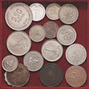 LOTTI - Estere  ISRAELE - Lotto di 16 monete