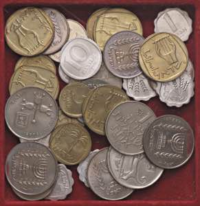LOTTI - Estere  ISRAELE - Lotto di 34 monete ... 