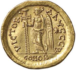 ROMANE IMPERIALI - Zeno (474-491) - Solido ... 