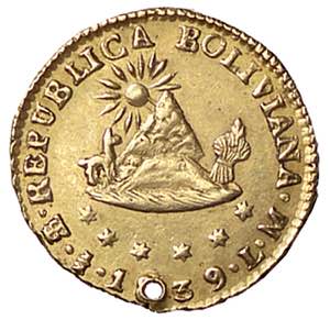 ESTERE - BOLIVIA - Repubblica (1825) - Mezzo ... 