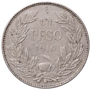 ESTERE - CILE - Repubblica  - Peso 1910 Kr. ... 