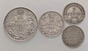LOTTI - Estere  CANADA - Lotto di 4 monete
