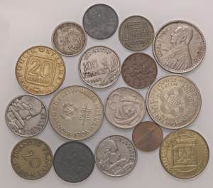 LOTTI - Estere  VARIE - Lotto di 16 monete