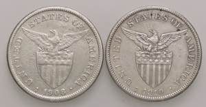 ESTERE - FILIPPINE - Repubblica  - Peso 1908 ... 