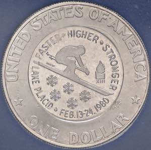 ESTERE - U.S.A.  - Dollaro 1980 - Ski dollar ... 
