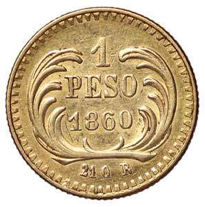 ESTERE - GUATEMALA - Repubblica  - Peso 1860 ... 