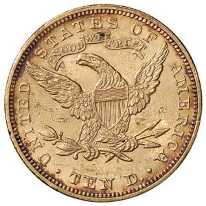 ESTERE - U.S.A.  - 10 Dollari 1892 - Liberty ... 