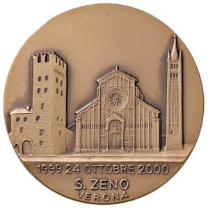 MEDAGLIE - CITTA - Verona  - Medaglia 1999 ... 