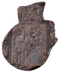 VARIE  Oggetto realizzato da moneta, gr. 3,33