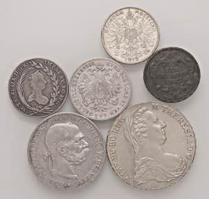 LOTTI - Estere  AUSTRIA - Lotto di 6 monete
