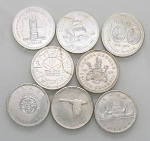 LOTTI - Estere  CANADA - Dollaro, 13 monete ... 