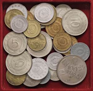 LOTTI - Estere  SPAGNA - 18 monete e Francia ... 