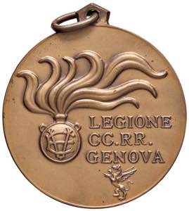 MEDAGLIE - VARIE  - Medaglia Genova, legione ... 