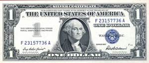 CARTAMONETA ESTERA - U.S.A.  - Dollaro 1957  ... 
