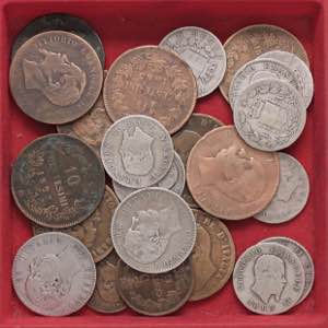LOTTI - Savoia  16 monete di V.E. II e 7 di ... 