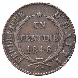 ESTERE - HAITI - Repubblica  - Centime 1846 ... 