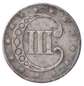 ESTERE - U.S.A.  - 3 Cents 1853 Kr. 75  AG