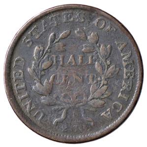 ESTERE - U.S.A.  - 1/2 Cent 1807 Kr. 33 R CU