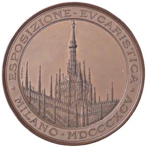 MEDAGLIE - CITTA - Milano  - Medaglia 1895  ... 