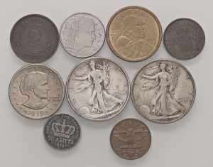 LOTTI - Estere  USA - 4 monete (2 in AG), ... 
