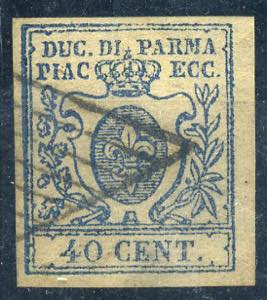 AREA ITALIANA - PARMA - Antichi Stati  1857 ... 