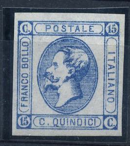 AREA ITALIANA - ITALIA REGNO  1863 Cent. 15 ... 
