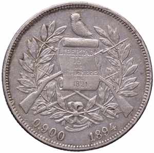 ESTERE - GUATEMALA - Repubblica  - Peso 1894 ... 