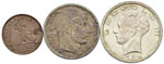 LOTTI - Estere  BELGIO - Lotto di 3 monete