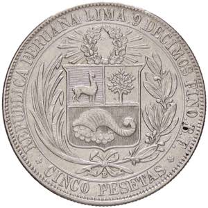 ESTERE - PERU - Repubblica (1822) - 5 ... 